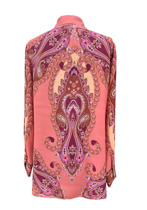 Multicoloured patterned shirt with appliqués GAI MATTIOLO | shirts | LV0548UNICA